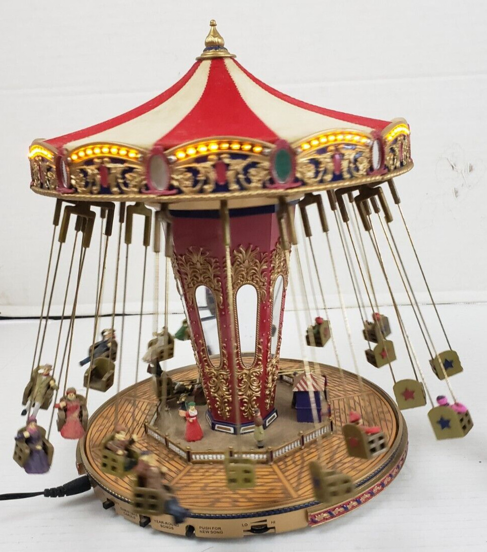 Mr. Christmas World’s Fair Swing Carousel Gold Label Collection