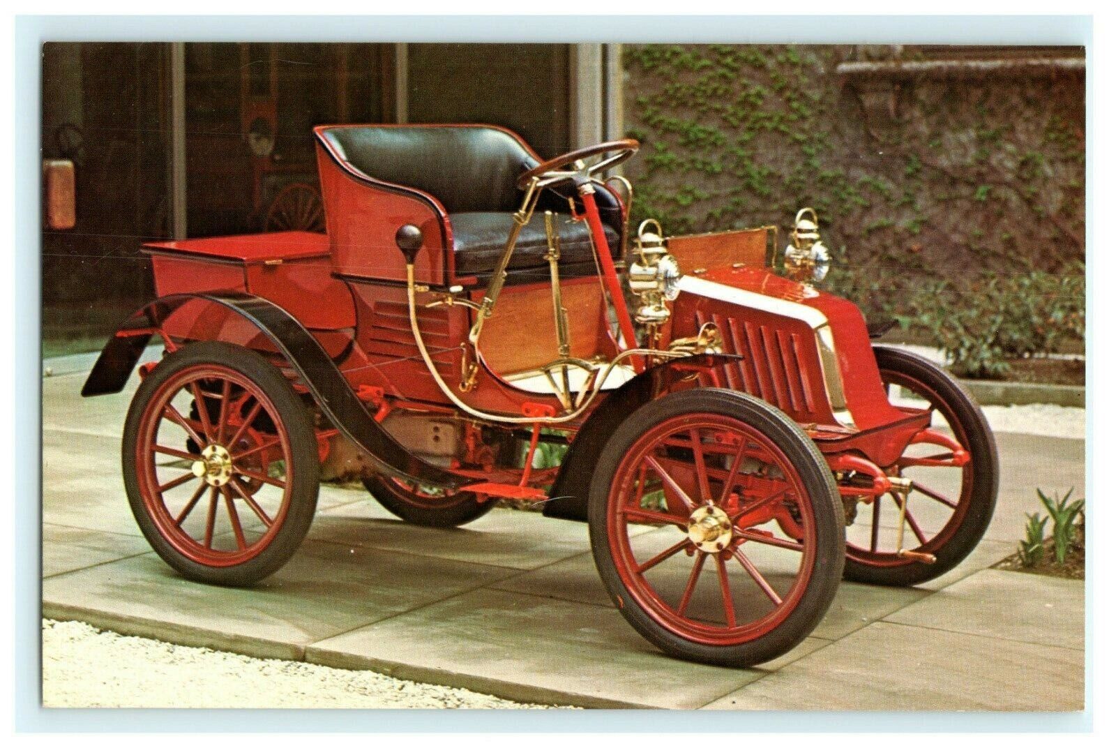 1902 Darracq 2 cyl. RUNABOUT Car Automobile Vintage Postcard