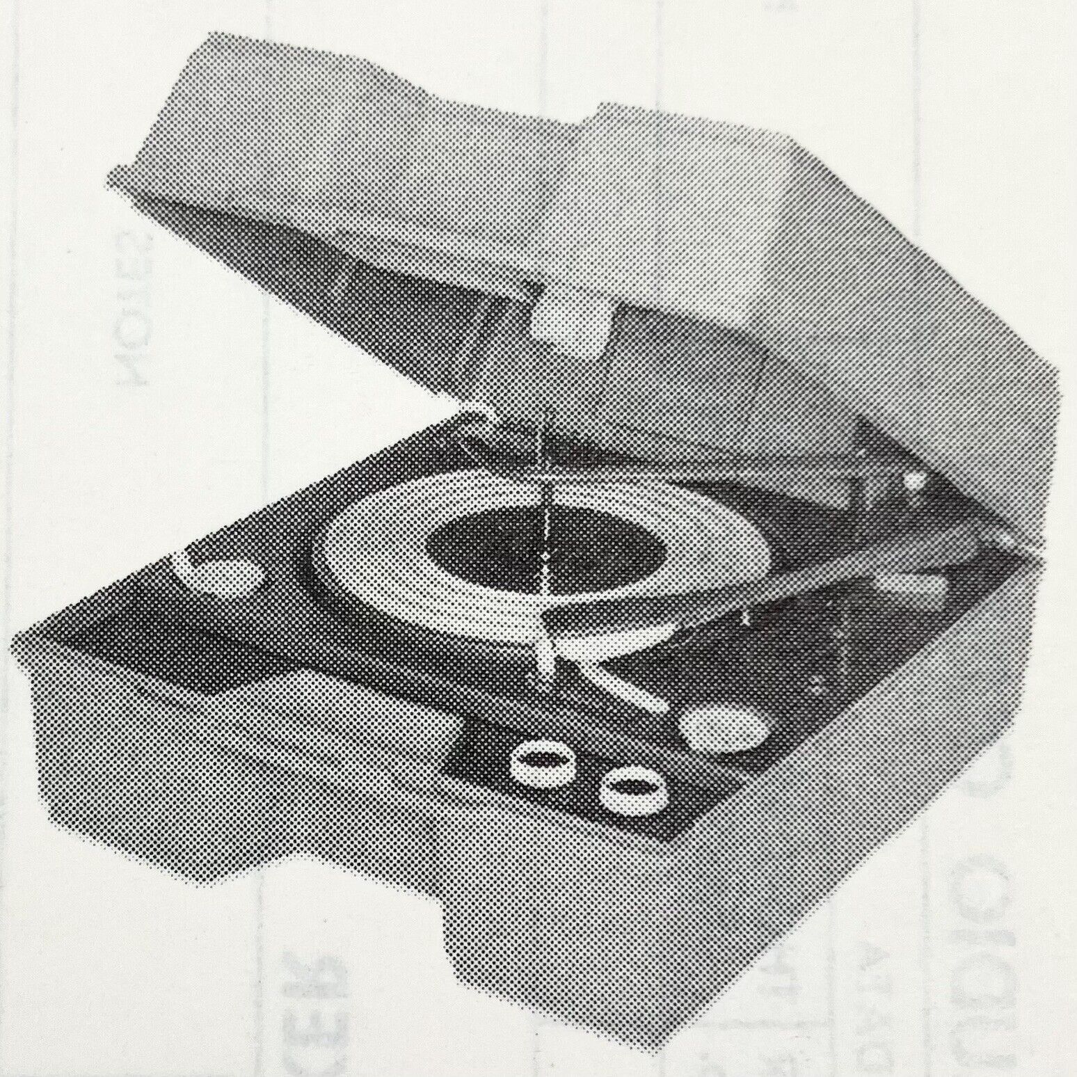 Vintage 1966 Emerson Record Player 32P01 02 Wire Schematic Service Manual