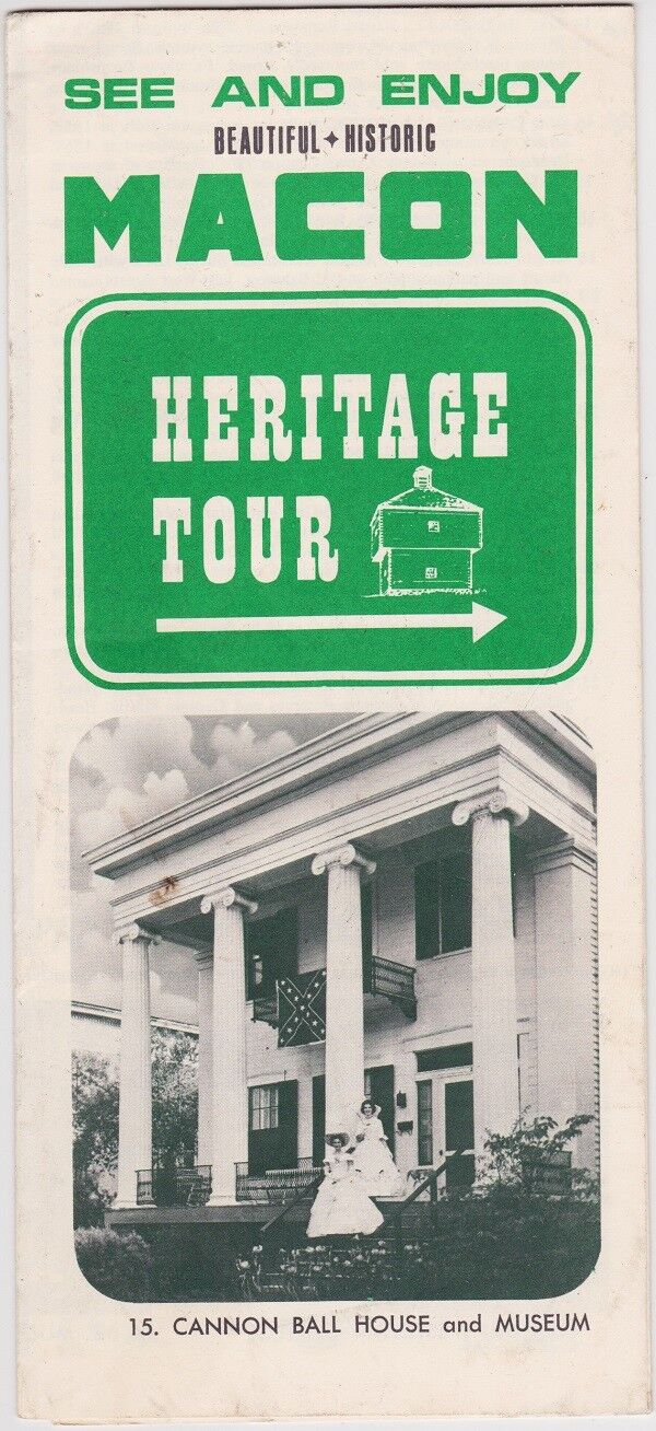 1960\'s Macon Georgia Heritage Tour Brochure