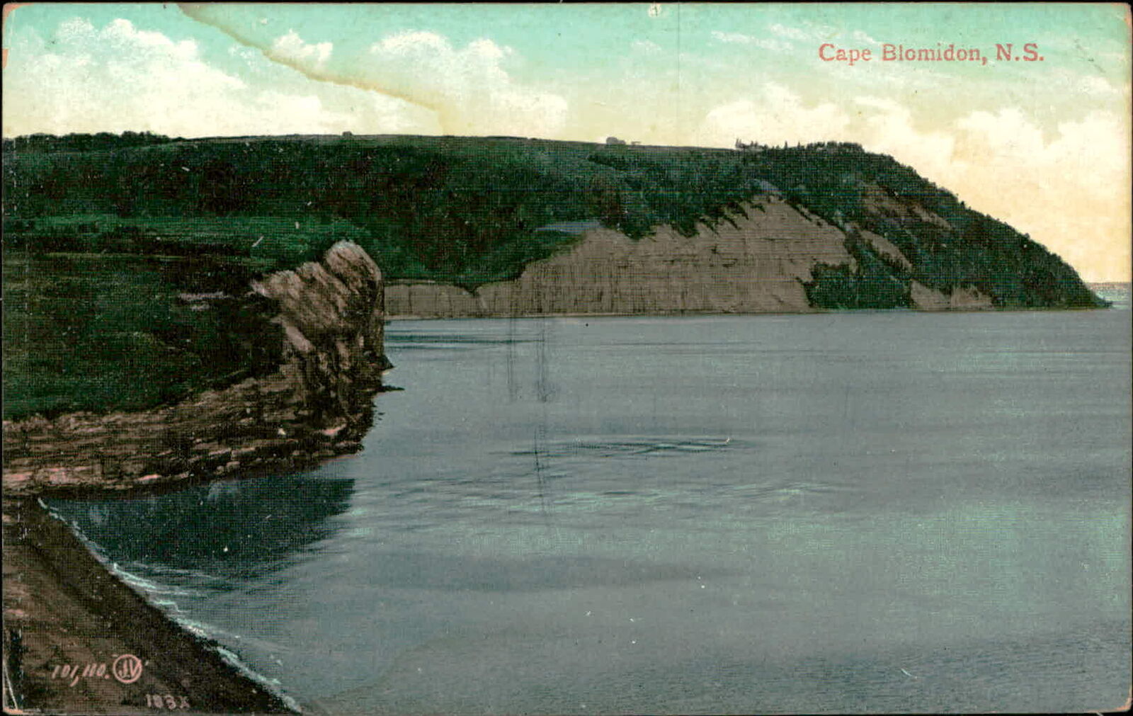 Postcard: 1933 Cape Blomidon, N.S.