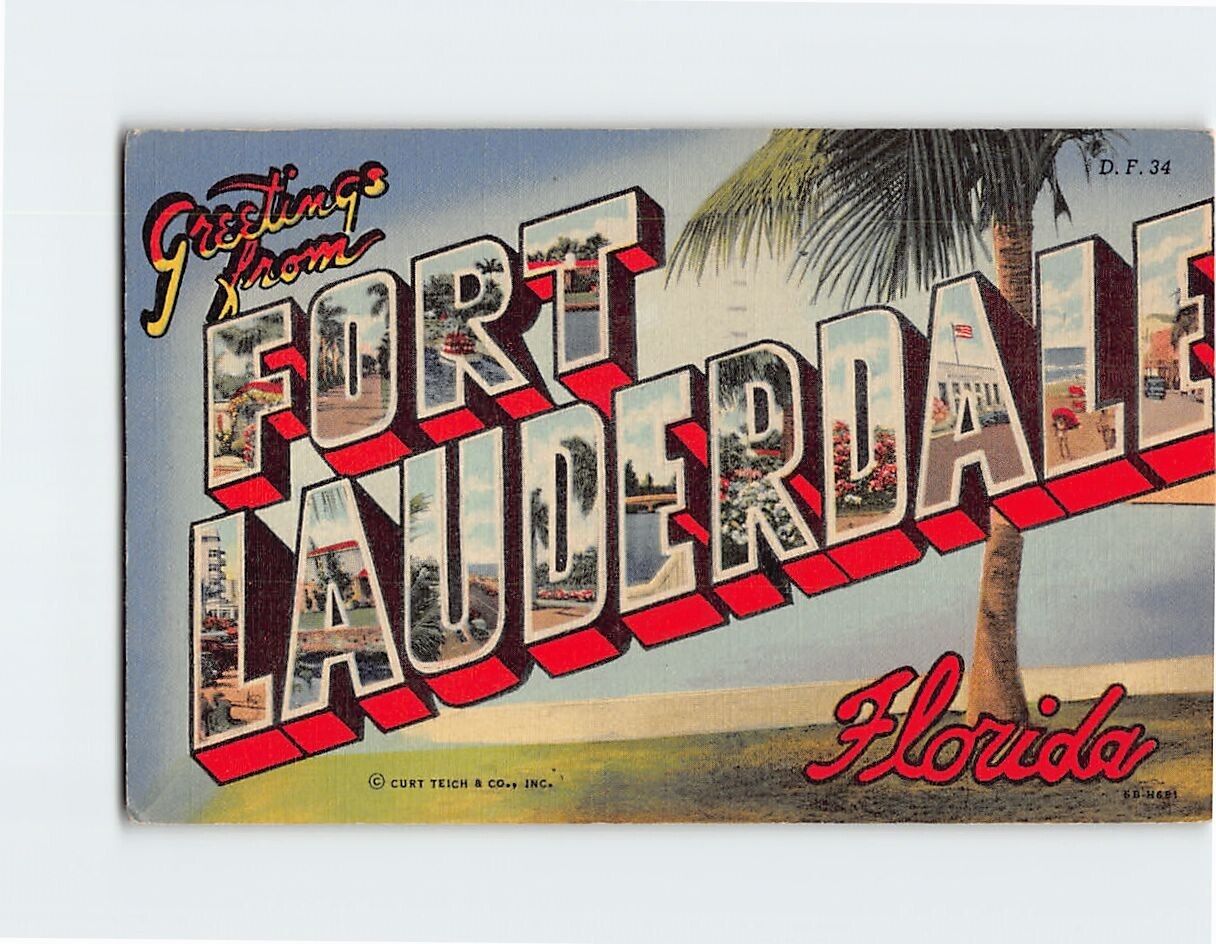 Postcard Greetings from Fort Lauderdale, Florida