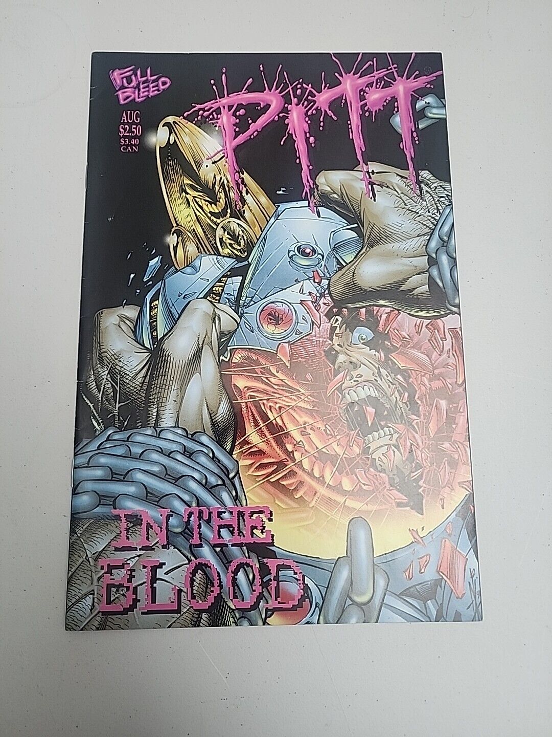 Pitt In the Blood # 1 Dale Keown Richard Pace Full Bleed 1996 1st Printing