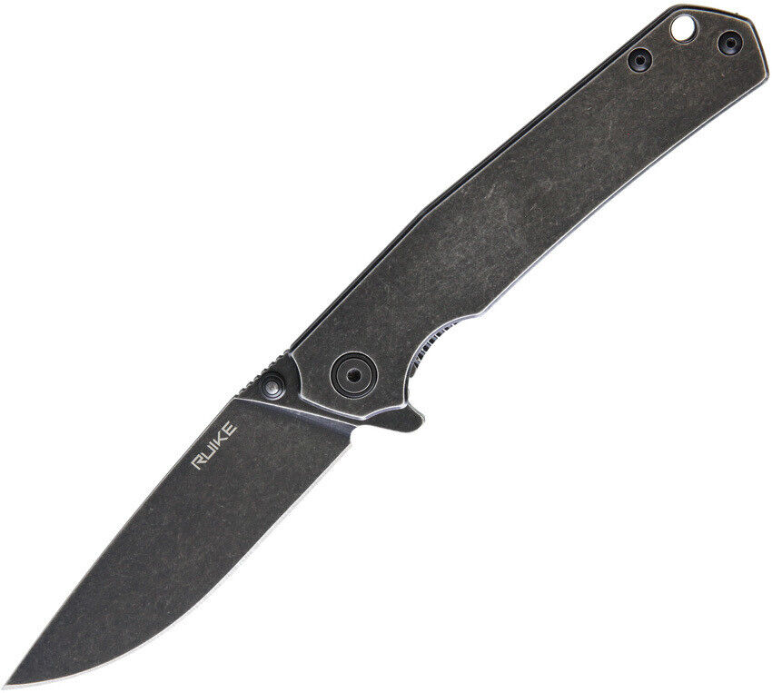 RUIKE Knives P801 Framelock Knife Black P801-SB