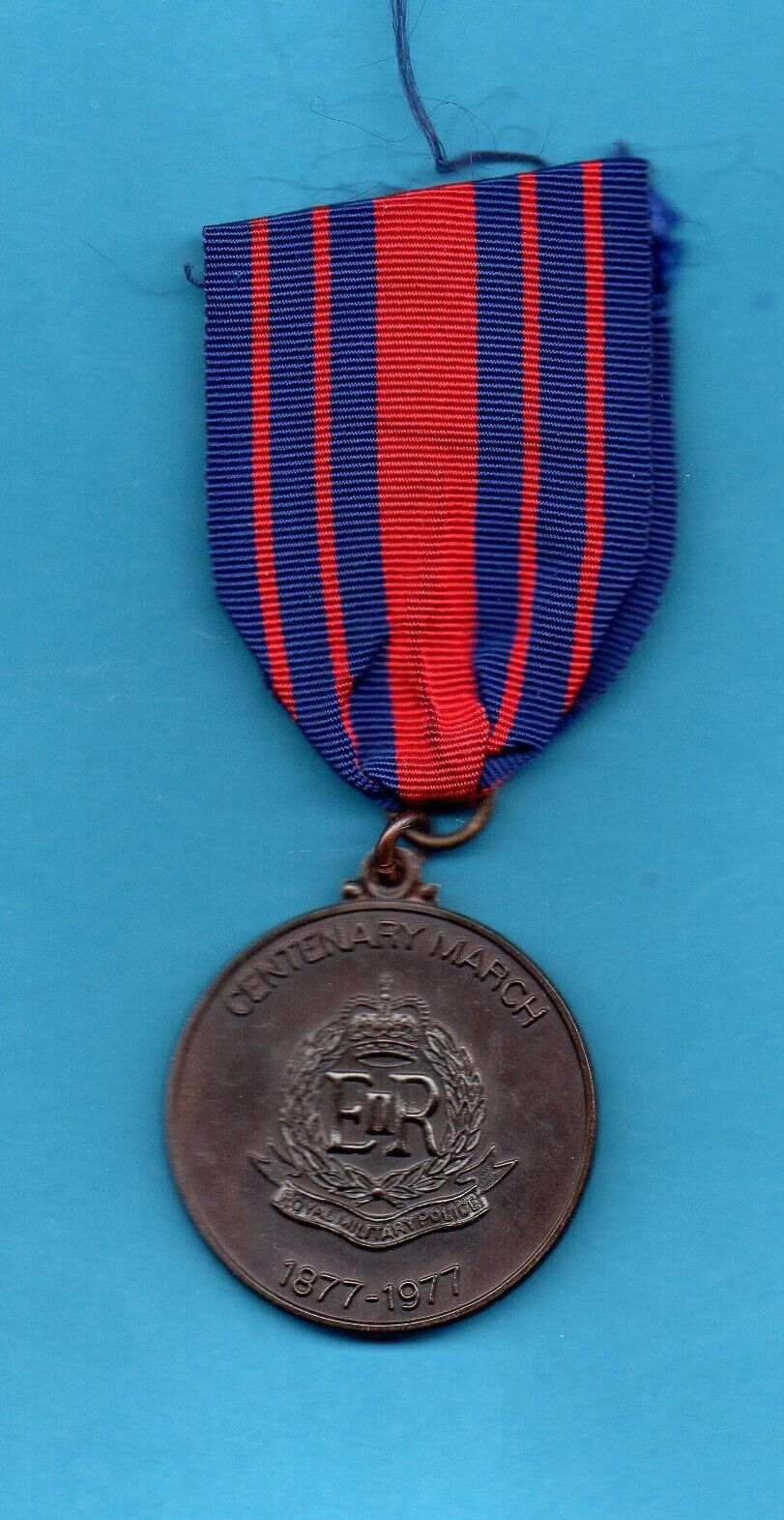 ROYAL MILITARY POLICE - CENTENARY MARCH MEDAL 1877 - 1977