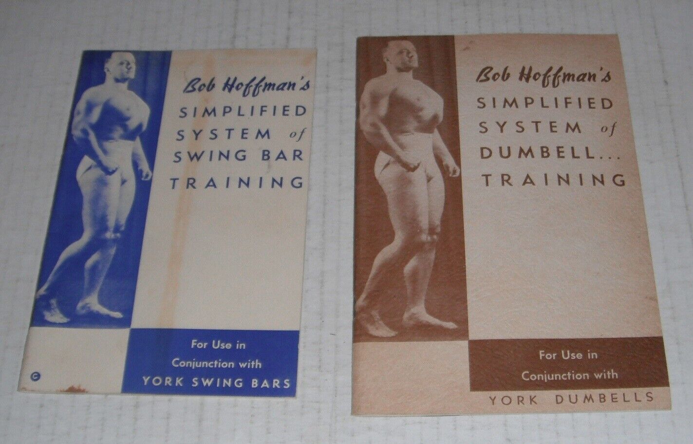 Bob Hoffman\'s Dumbell + Swing Bar Training...1940\'s--1950\'s...old er
