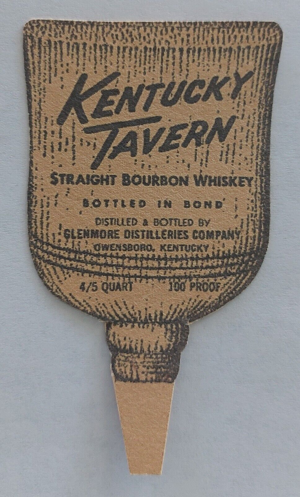 KENTUCKY TAVERN SNOWMAN Reproduction Broom on OLD PAPER