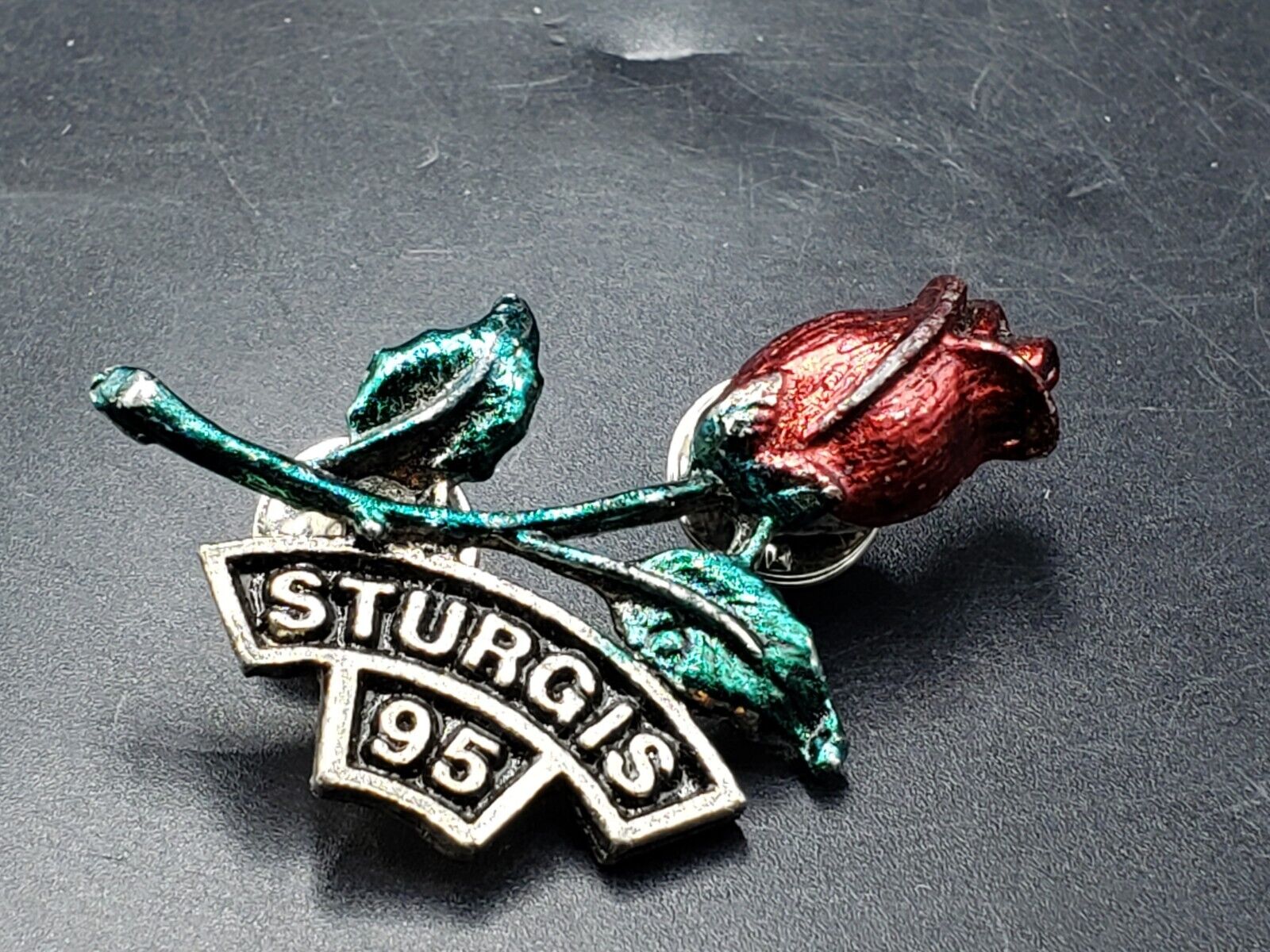 Vintage Sturgis Rose Pin; 1995