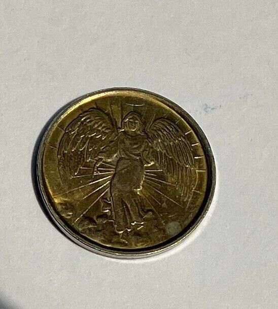 Guardian Angel metal coin