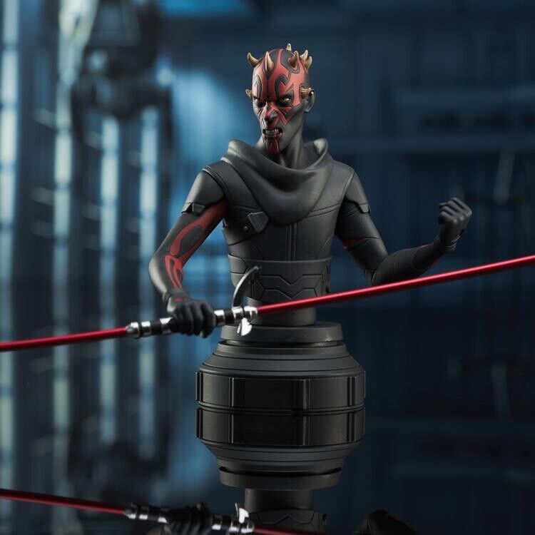 STAR WARS REBELS DARTH MAUL 1:7 SCALE BUST-STATUE / GENTLE GIANT NIB AUCTION