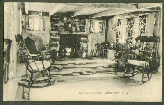 Morse\'s Lodge Lancaster NH postcard 1930s