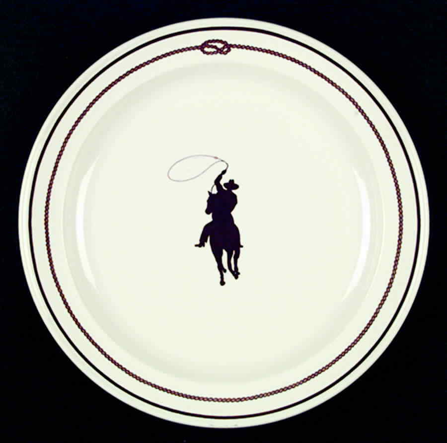 Meakin, J & G Rodeo Dinner Plate 351217