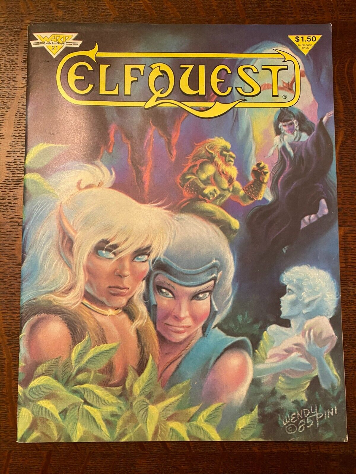Elfquest #21 magazine Richard & Wendy Pini Warp Graphics comic 1985 -- NEW NICE
