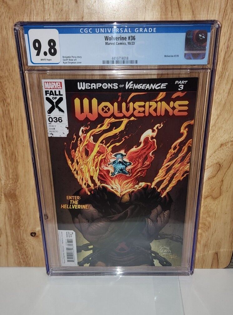 Wolverine #36 CGC 9.8 1st Hellverine