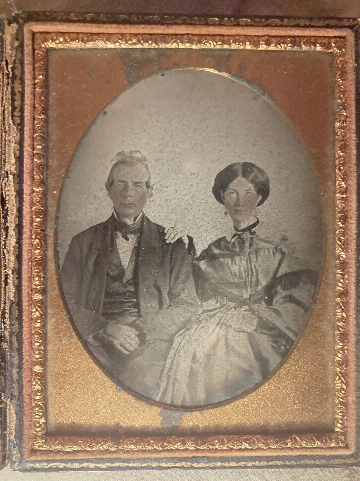 Daguerreotype of Joseph Smith Jr. and wife Emma Smith rare key Mormon artifact