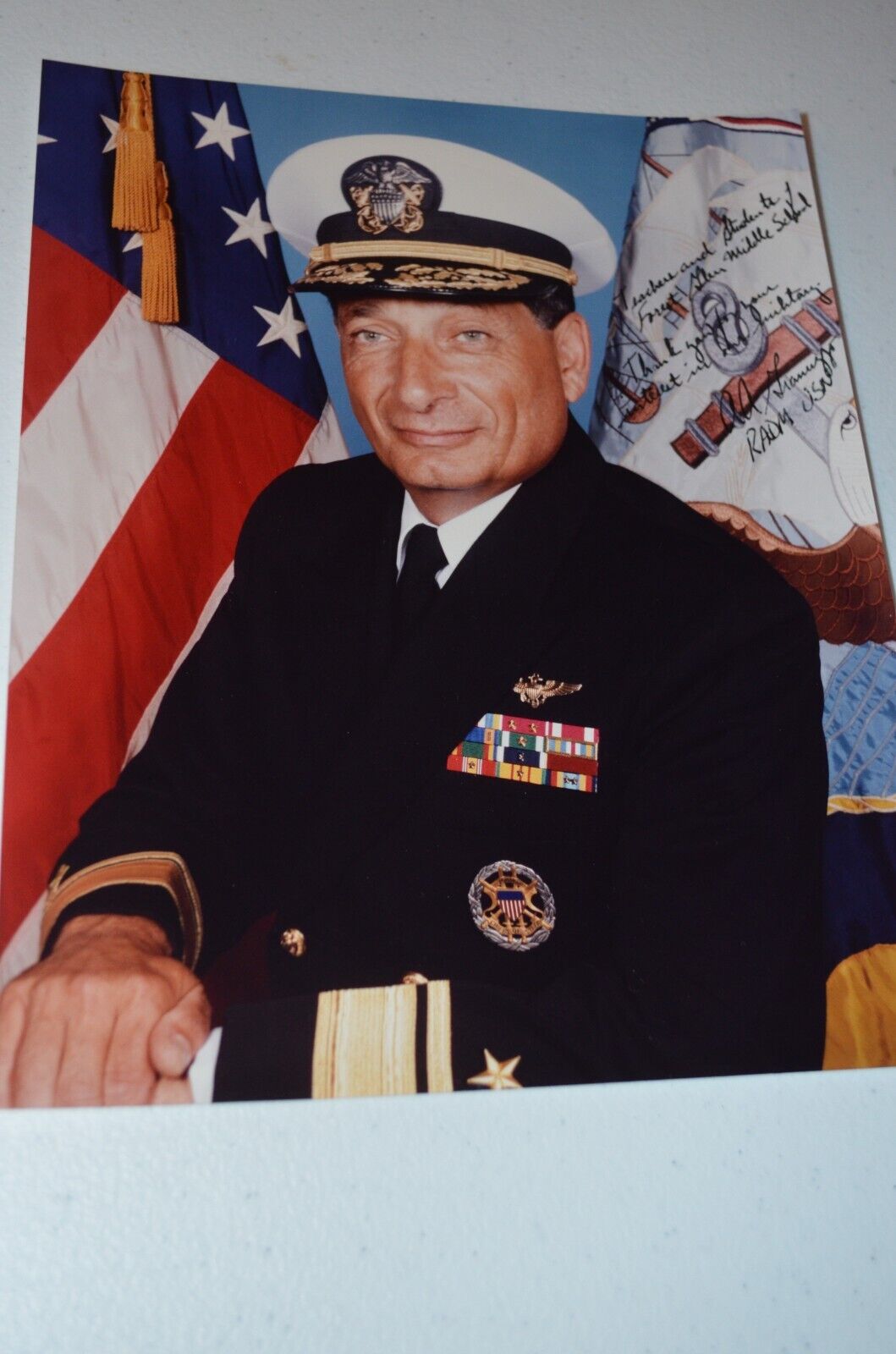 Admiral Andrew Granuzzo Signed 8x10 Photo Dir Safety, Occupational Health, Env.