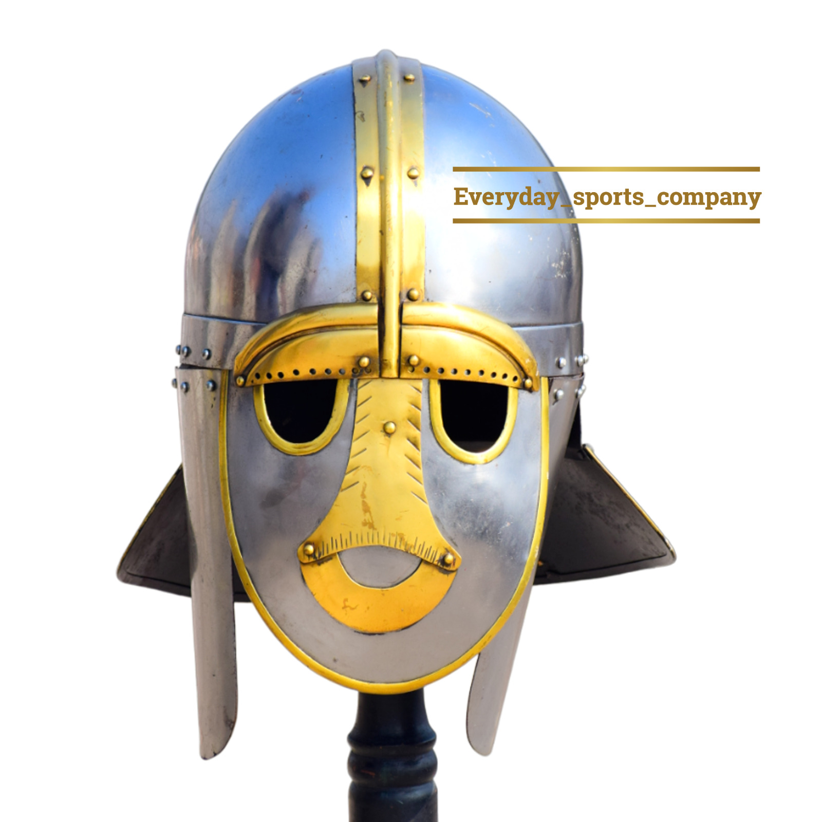 Medieval Warrior Sutton Hoo Helmet - Anglo Saxon Warrior Helmet IMA-HLMT-083