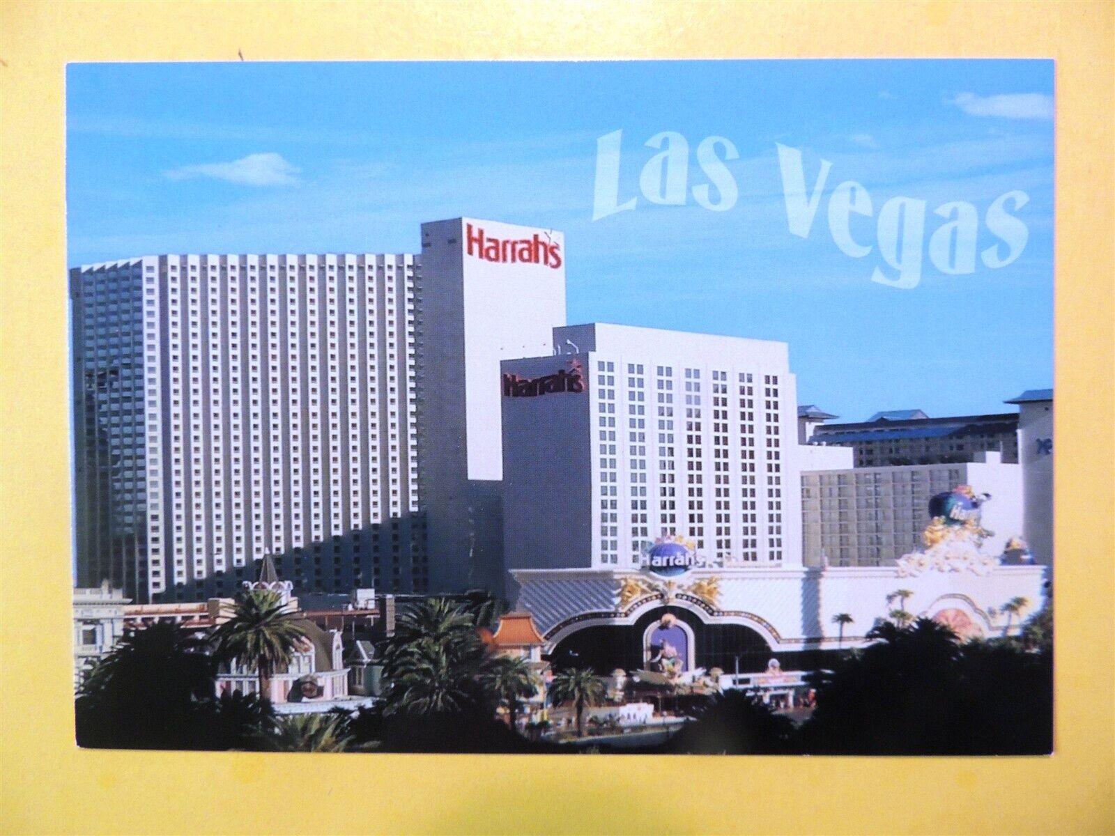 Harrah's Hotel Casino Las Vegas Nevada vintage postcard 