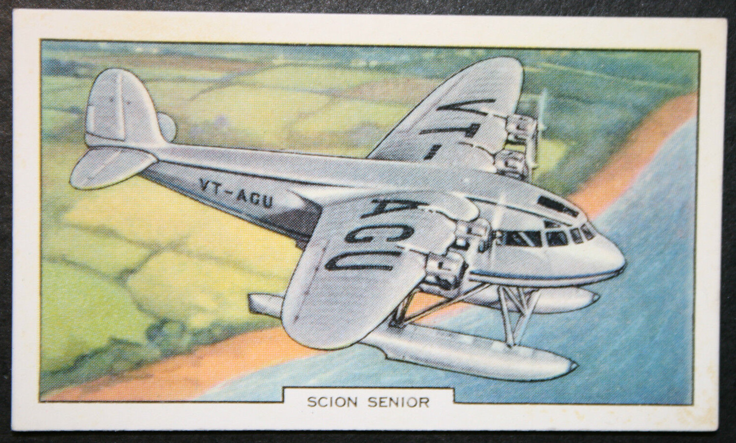SHORT SCION SENIOR  Floatplane  Vintage 1930\'s Card   CD20M