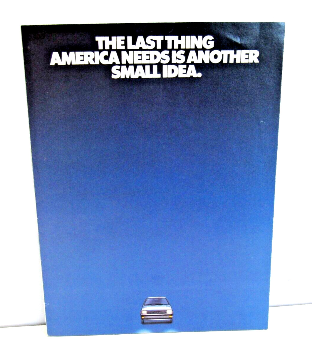  Original 1982 Winnebago Centauri Van Foldout Sales Brochure #PM-45