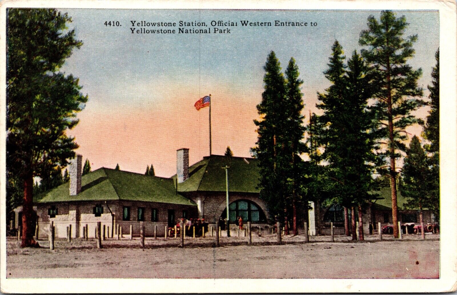 PC Yellowstone Station Official Western Entrance to Yellowstone National Park