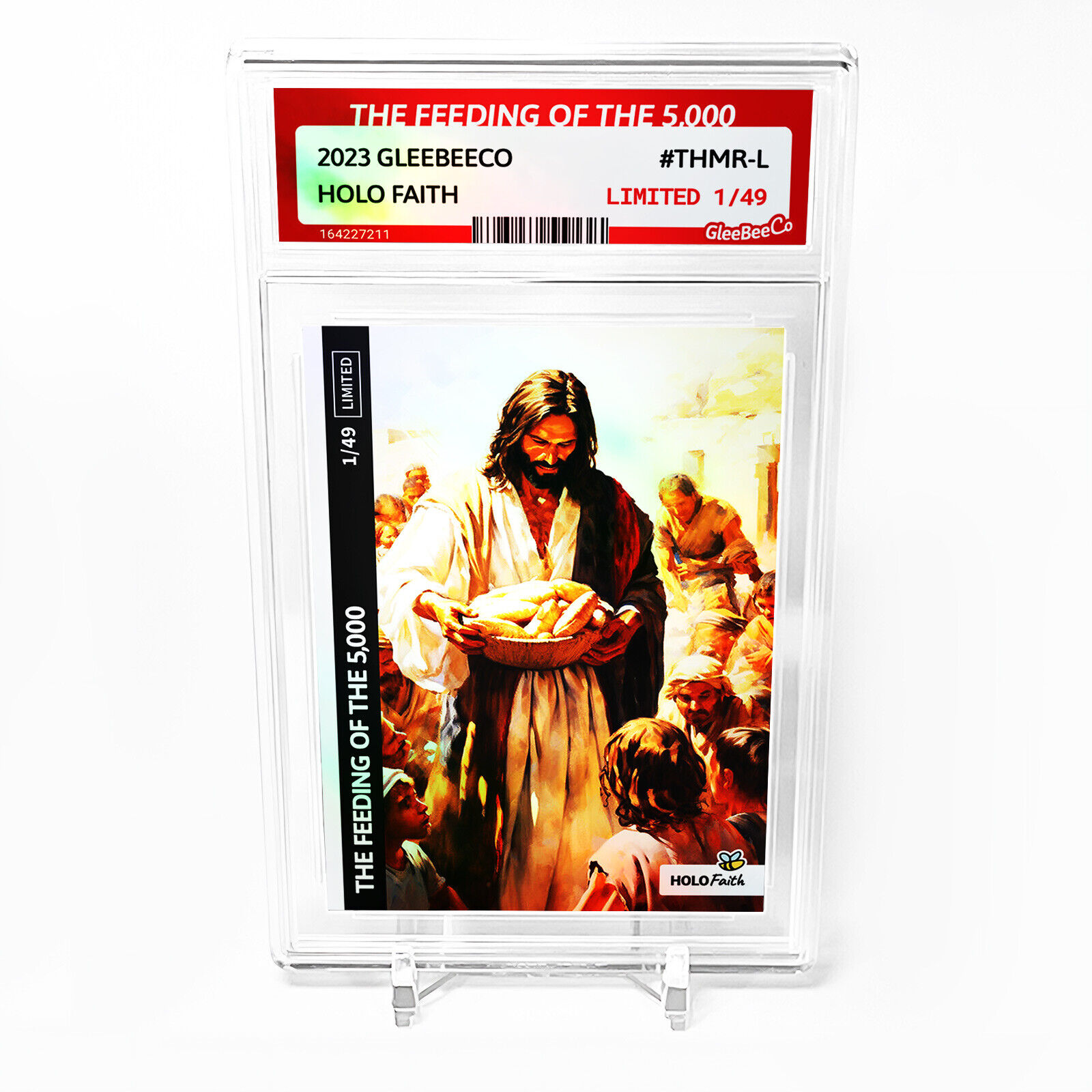 THE FEEDING OF THE 5,000 Miracles of Jesus 2023 GleeBeeCo Holo Card #THMR-L /49