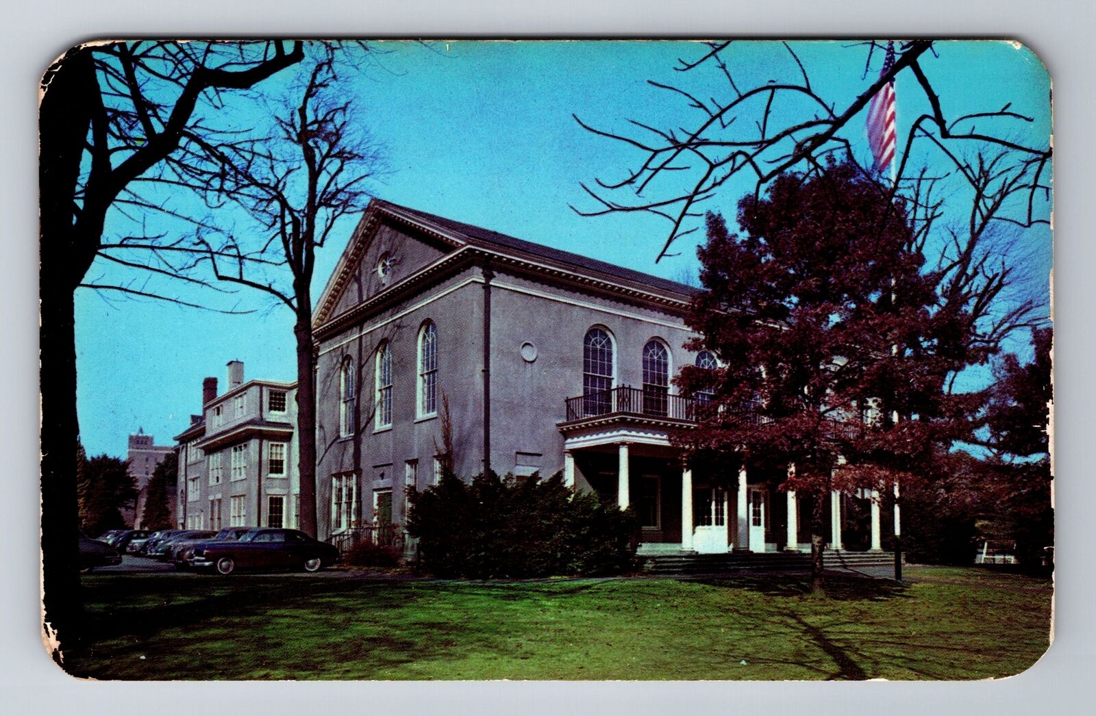 Philadelphia PA-Pennsylvania, Germantown Friends School, Vintage Postcard