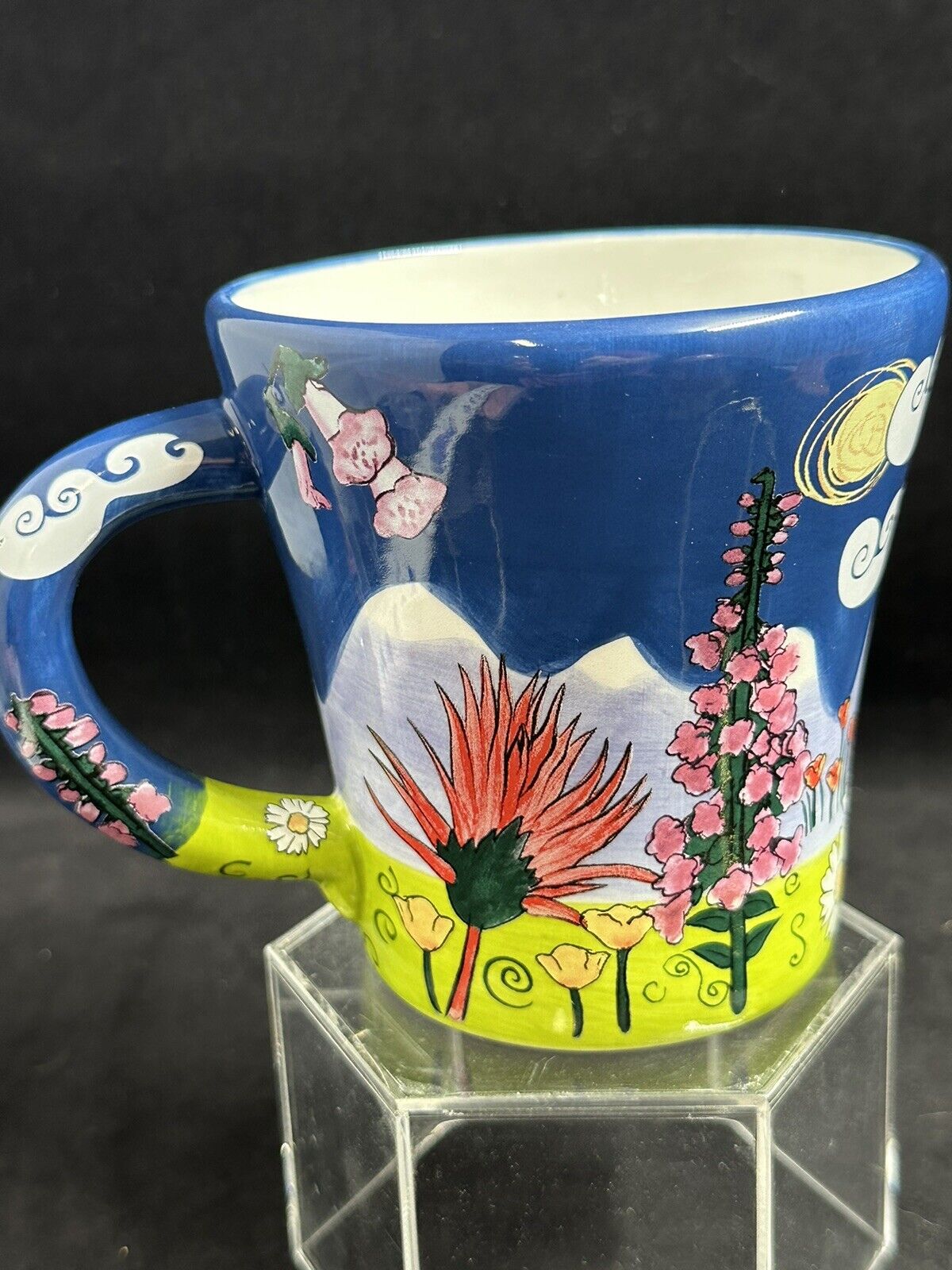 Lake Tahoe CA Travel Souvenir Vibrant Colors Ceramic Coffee Tea Mug