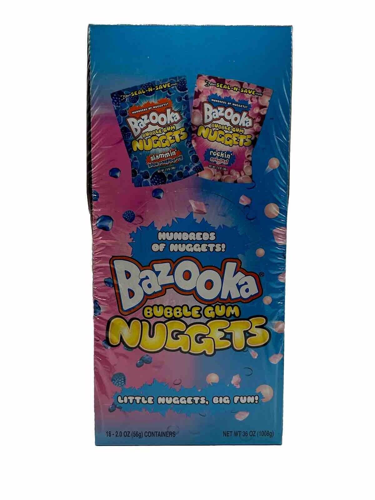 HTF Rare 2010 BAZOOKA Bubble Gum Nuggets Sealed Box. Exp 11/12. Collector Item