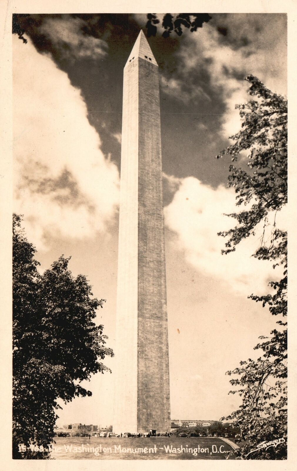 Vintage Postcard 1948 The Washington Monument Historical Landmark Washington DC