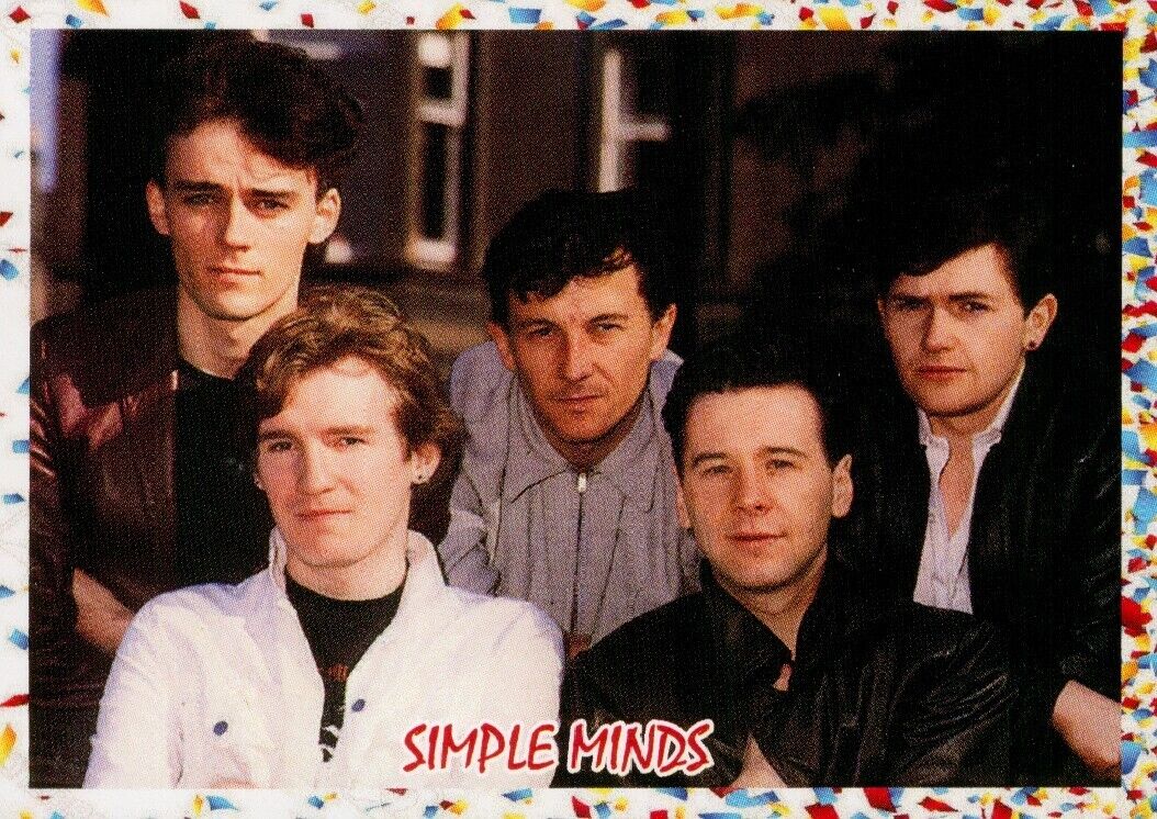 Simple Minds , J2 New Wave Rock Cards - #10 (2019) trading card, Mint