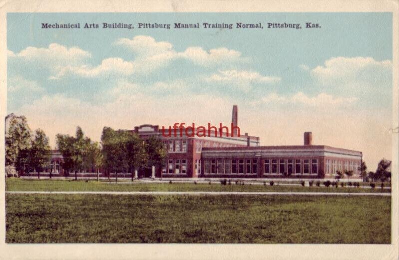 MECHANICAL ARTS BUILDING, PITTSBURG MANUAL TRAINING NORMAL, PITTSBURG, KS 1918