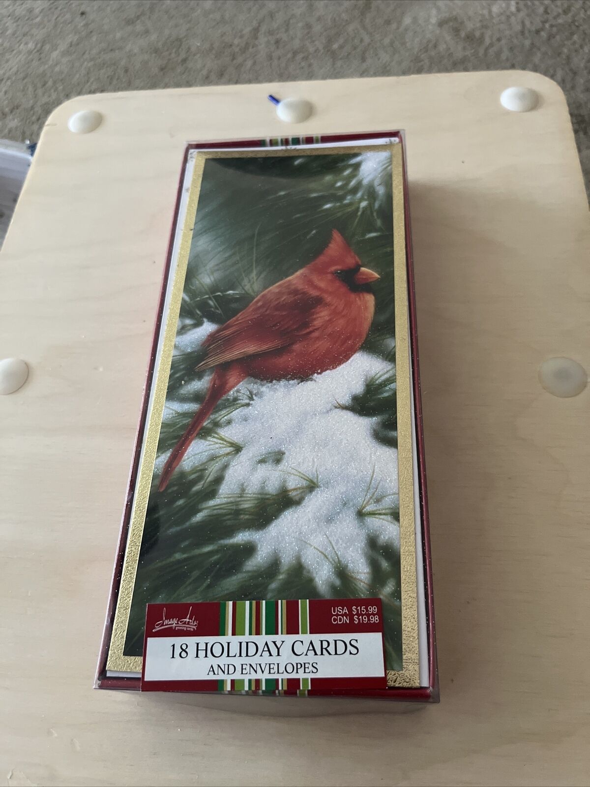 Image Arts  Christmas 18 Holiday Cards/matching Envelopes NIB. Cardinal