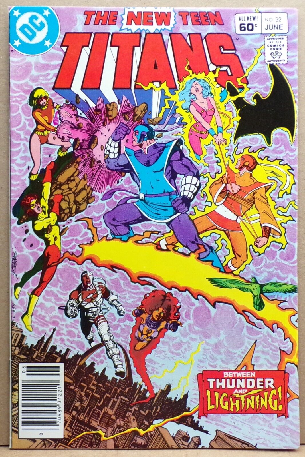 New Teen Titans #32  -newsstand edition --1983--