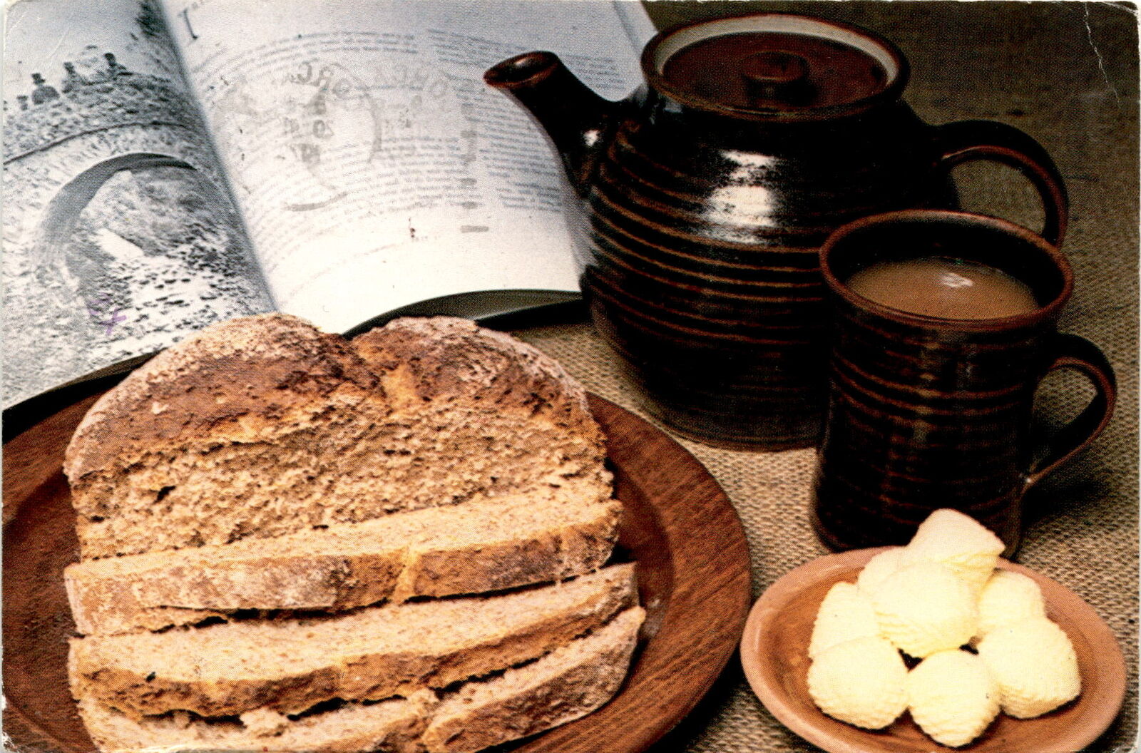 Ireland, Brown Soda Bread, Wheatenmeal, Flour, Salt, Bread Soda, Postcard