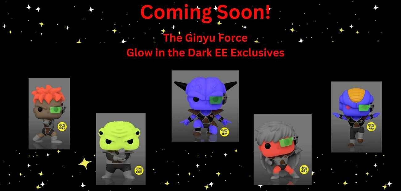 Ginyu Force Pop Bundle (All 5)  Entertainment Earth EXCLUSIVE Glow-In-The-Dark