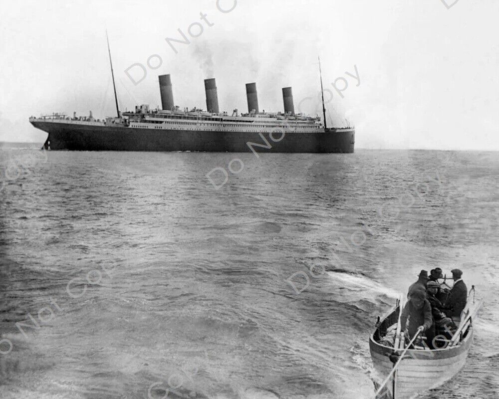 8x10 RMS Titanic GLOSSY PHOTO photograph picture 1912 ship boat white star line