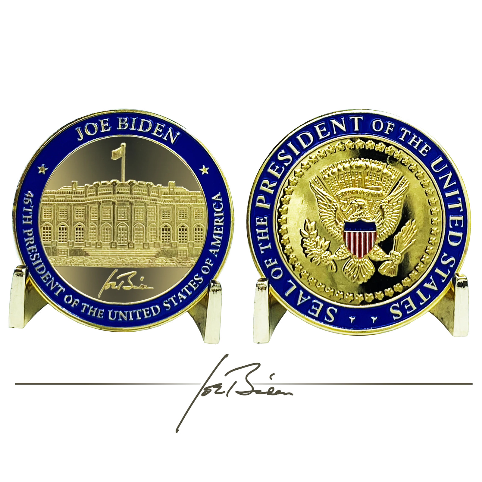 46th President Joe Biden Challenge Coin White House POTUS former Vice President