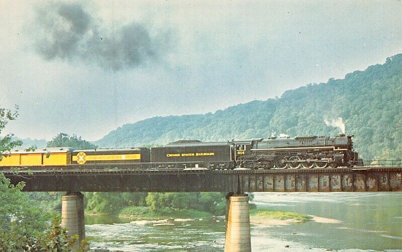 Chessie\'s Safety Express Chesapeake & Ohio Railway 614 Railroad