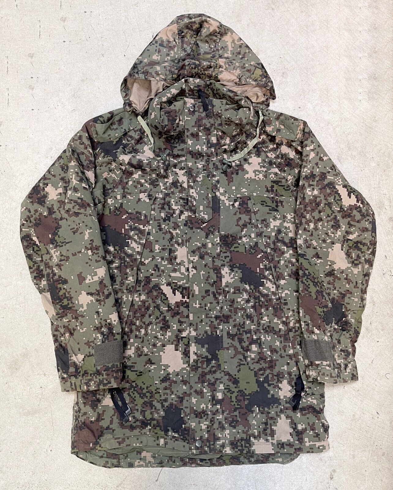 Korean Army Waterproof Parka Jacket South Korea ROK Granite B Size L / XL
