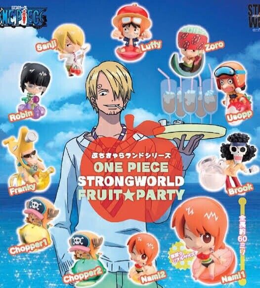 One Piece Strong World Petit Chara Land Fruit Party Figure