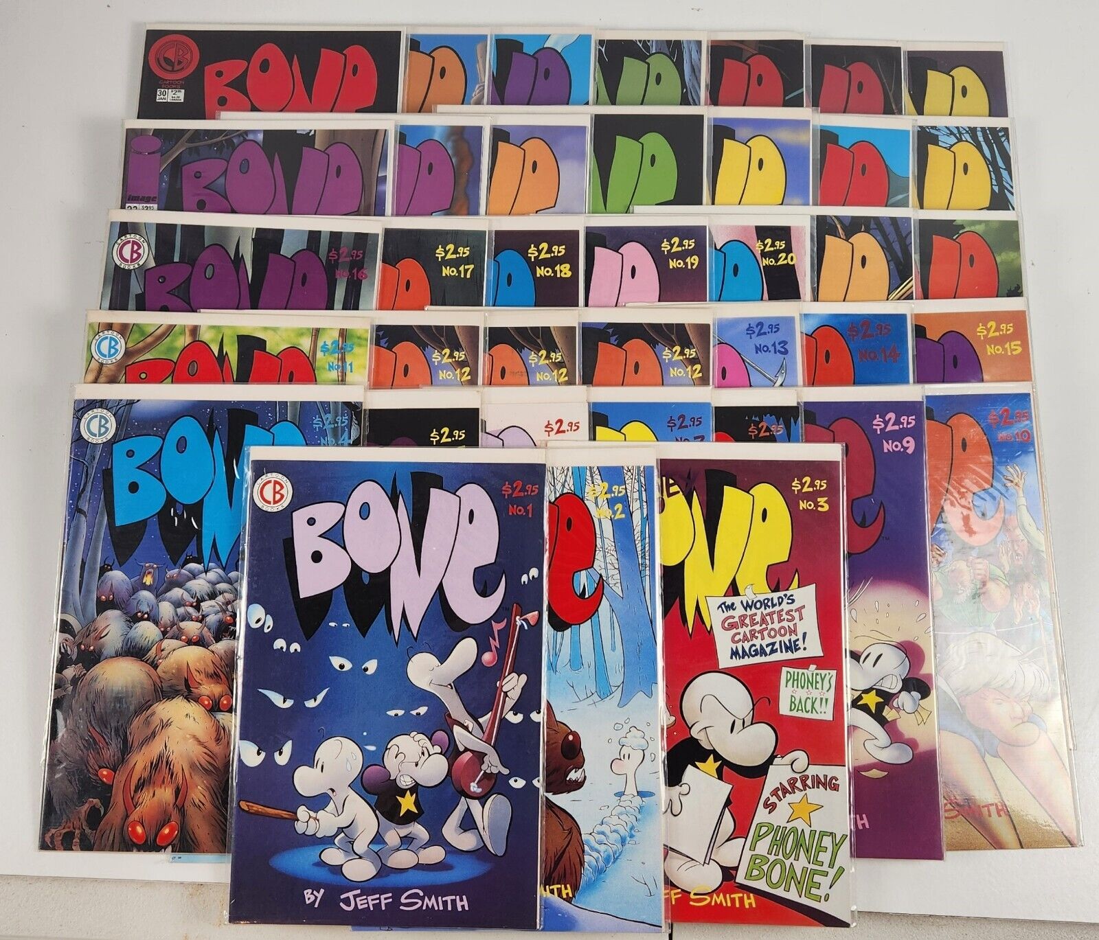 Bone Vol 1 (Cartoon Books 1991) #1-36