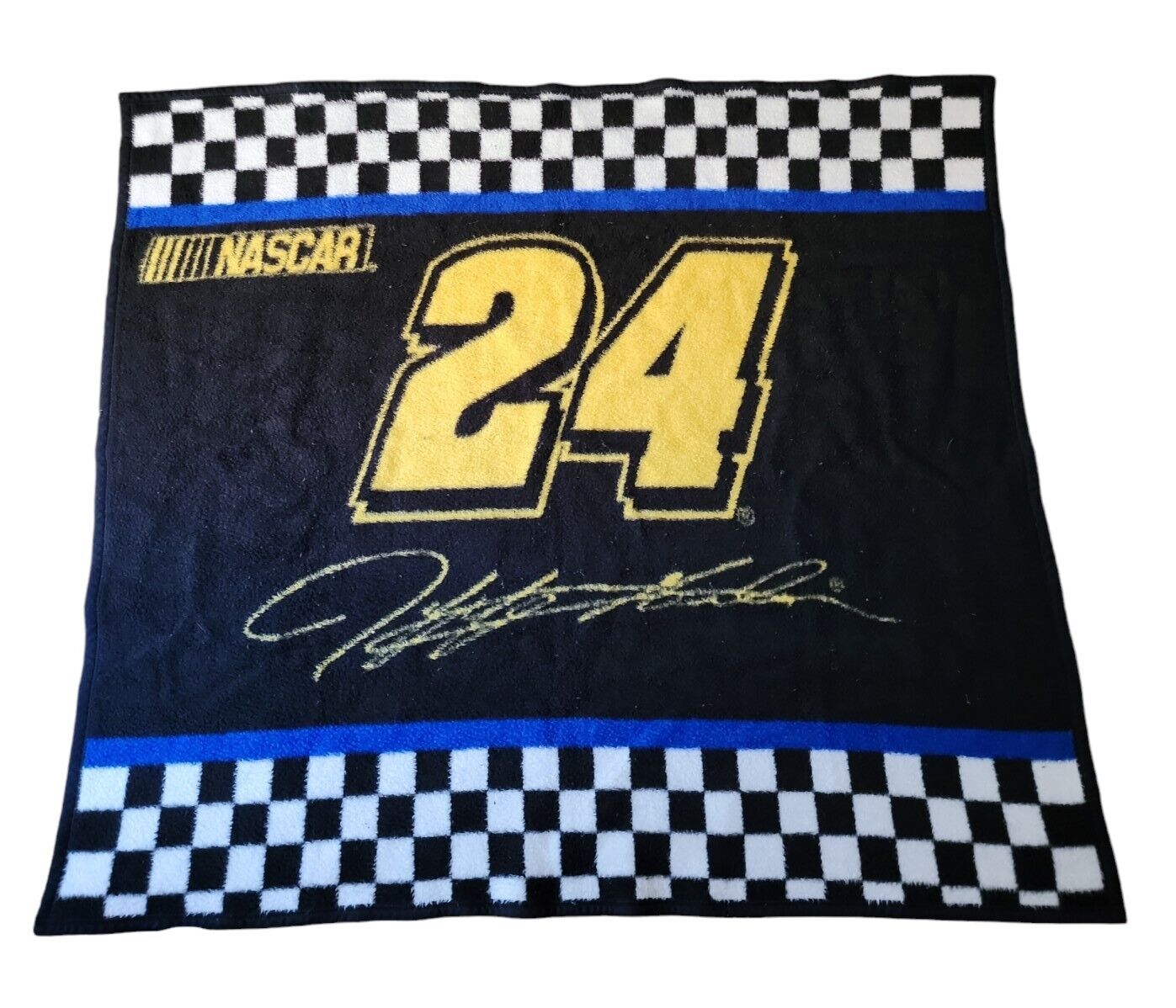 Biederlack of America Blanket NASCAR #24 Jeff Gordon Racing Made in USA 53x49 