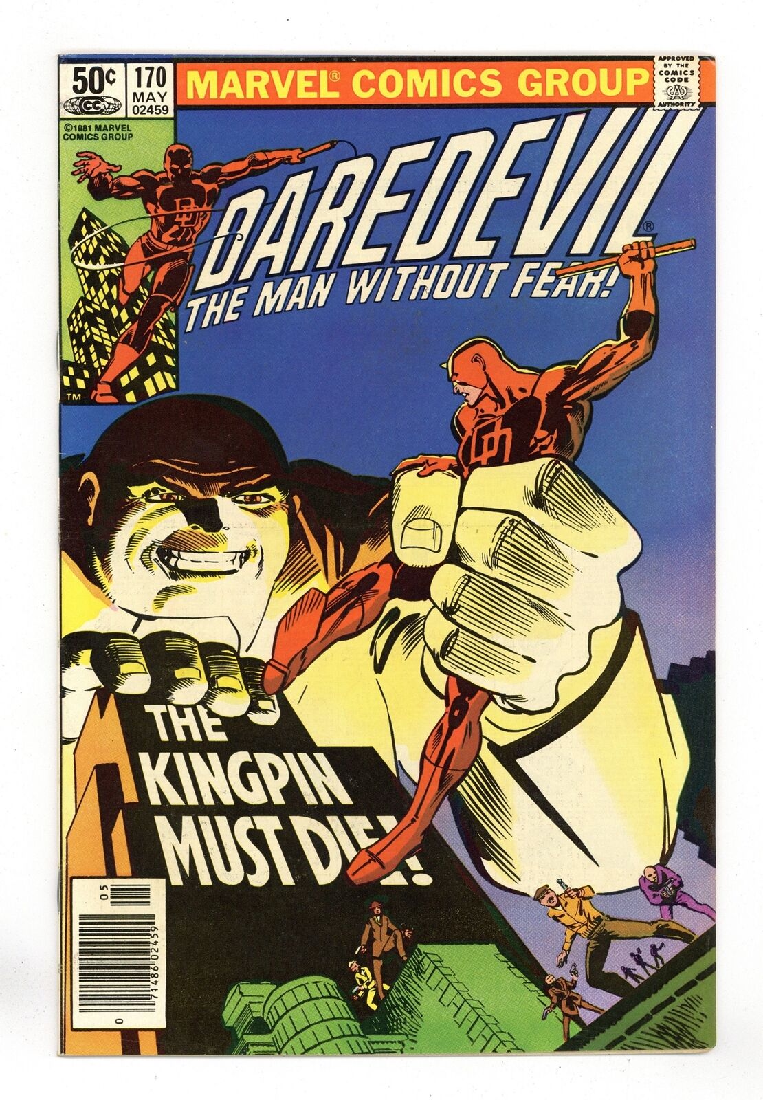 Daredevil #170 FN+ 6.5 1981