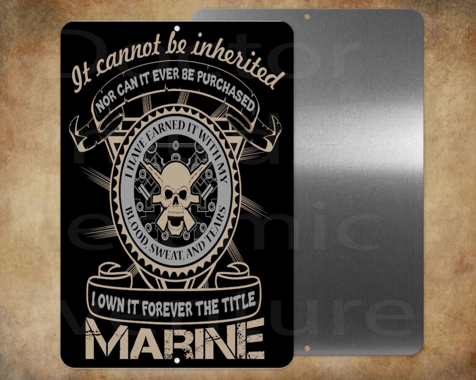 FOREVER A MARINE  8x12\