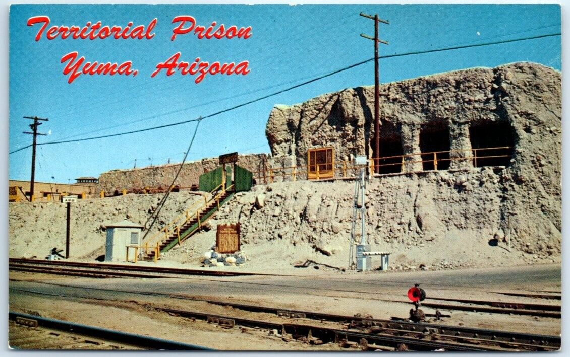 Postcard Territorial Prison Yuma Arizona USA North America