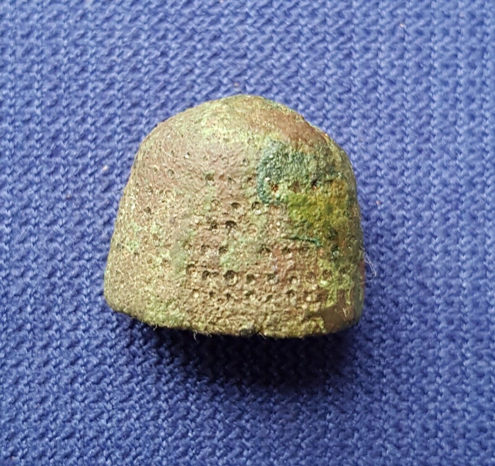 Nice Rare Medieval Cast Bronze Thimble 14th/15th Century Detector Find
