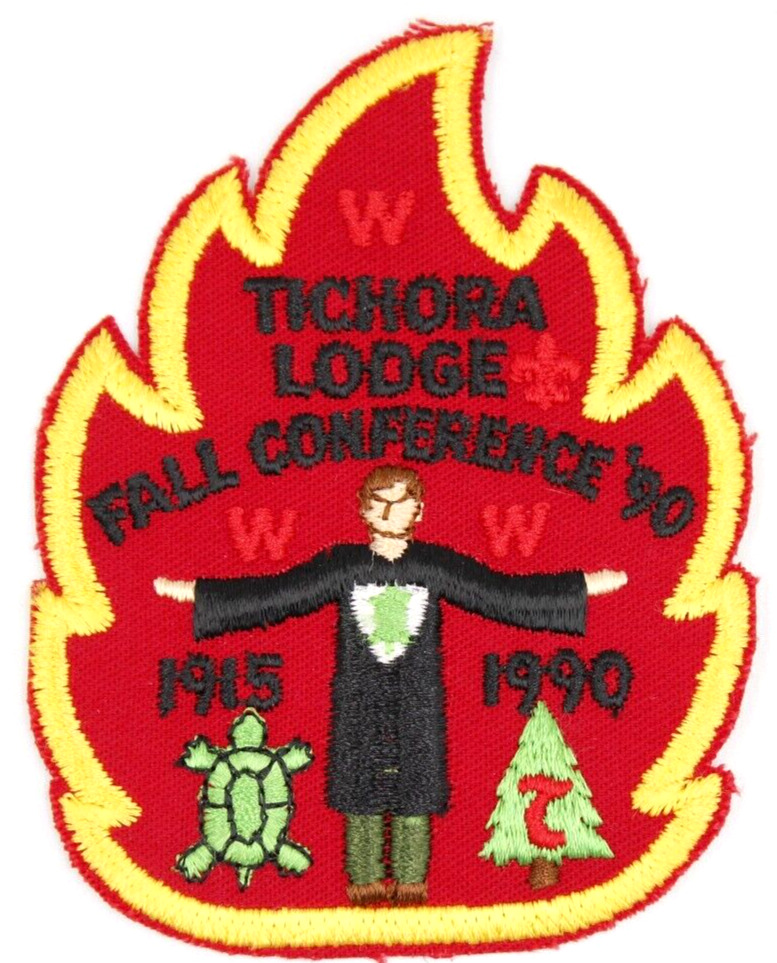1990 Fall Conference Tichora Lodge 146 Four Lakes Council Patch Wisconsin OA BSA