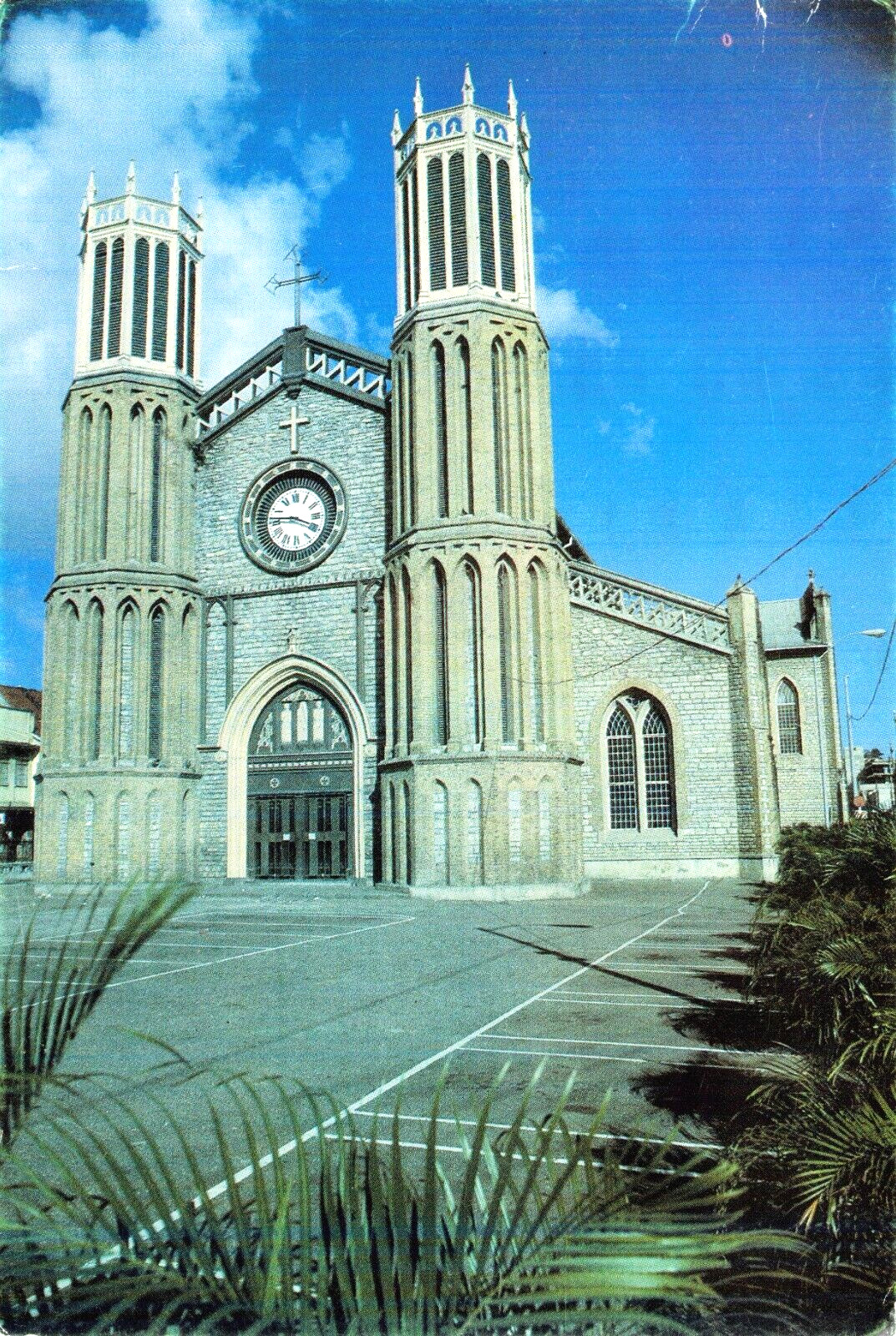 Vintage Postcard Port Of Spain-Roman Catholic Cathedral, Trinidad-Unposted M1