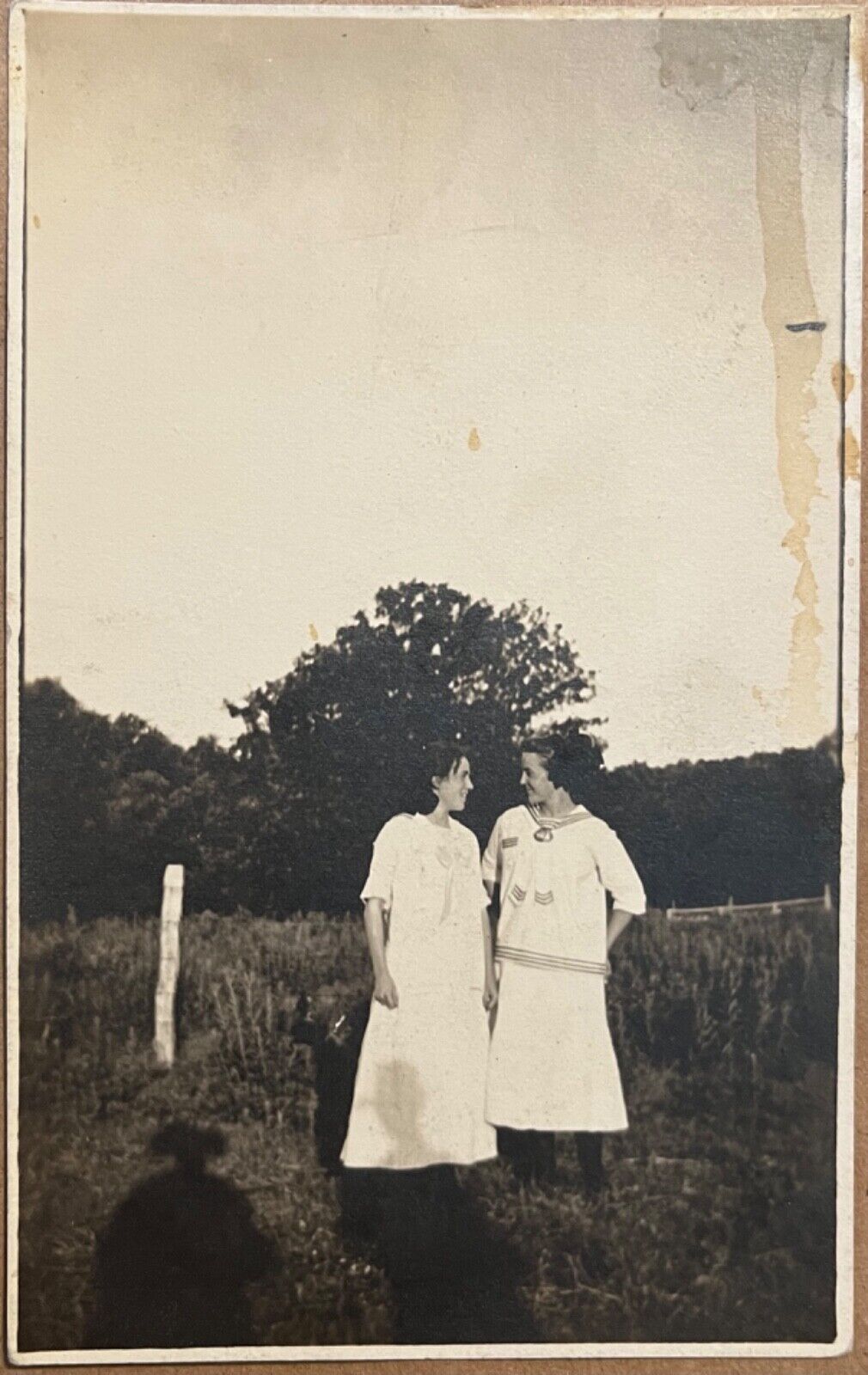 RPPC Woodbine Kansas Young Ladies Dickinson County Real Photo Postcard 1911